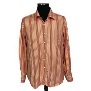 Tommy Bahama Cotton Stripe Button Down Shirt - Mens XL